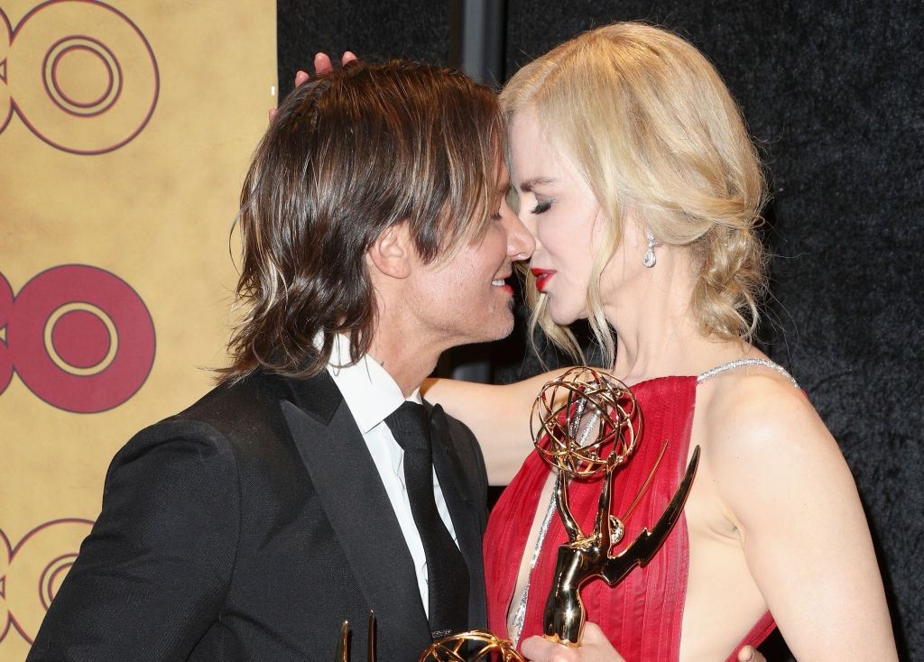 Keith Urban and Nicole Kidman at an Emmy’s After Party Sunday. Singer Keith Urban and Actress Nicole Kidman