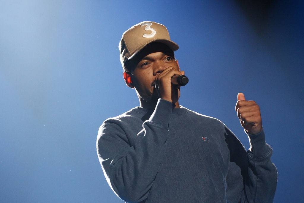 Chance the Rapper performs