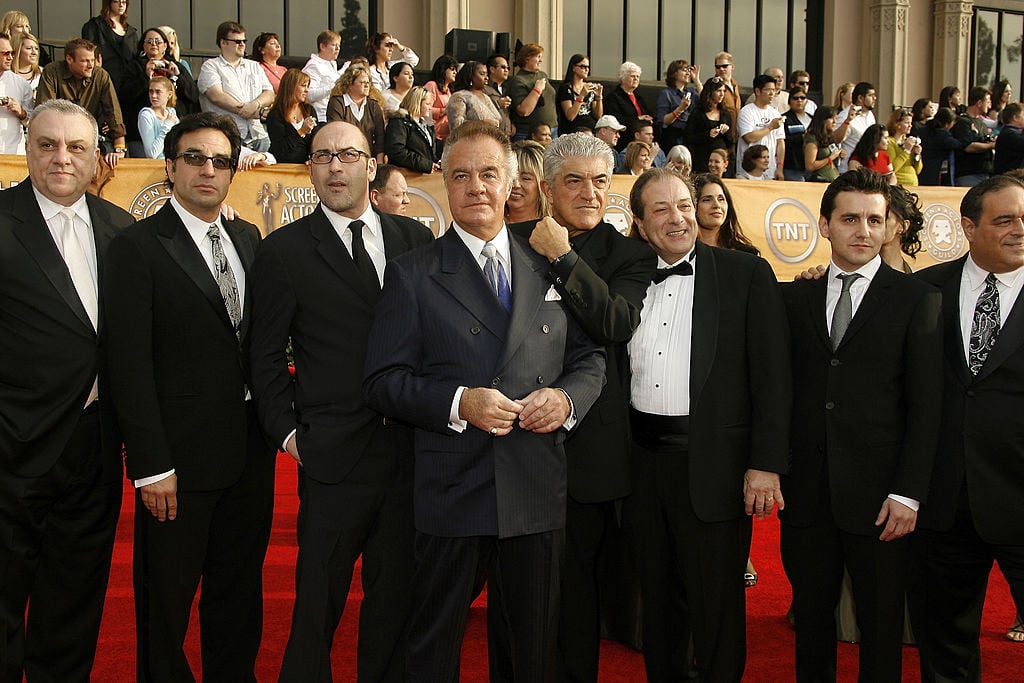 Actors Vincent Curatola, Tony Sirico, Frank Vincent, Dan Grimaldi, and Joseph R. Gannascoli in 2007 Actors Curatola, Sirico, Vincent, Grimaldi, and Gannascoli