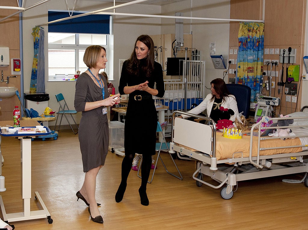 Kate Middleton visits hospital