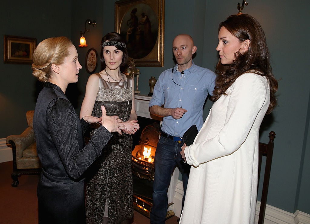 Kate Middleton and Downton Abbey actresses