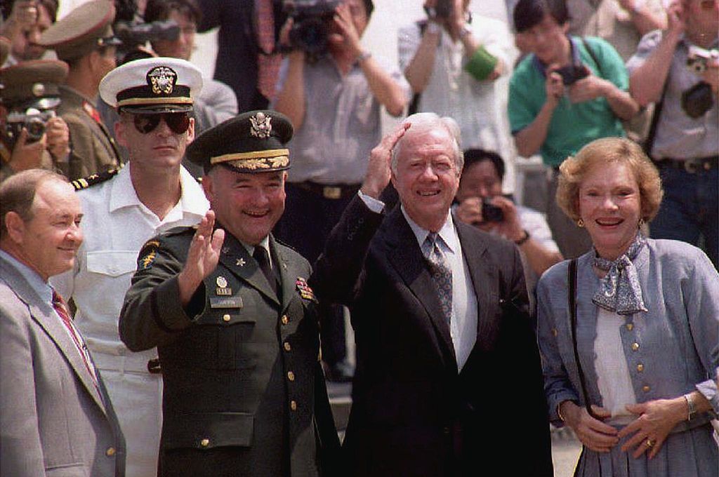Jimmy Carter in North Korea Jimmy Carter in North Korea
