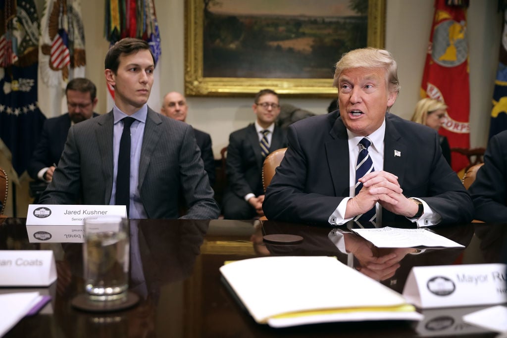 Jared Kushner and Donald Trump Kushner and Trump
