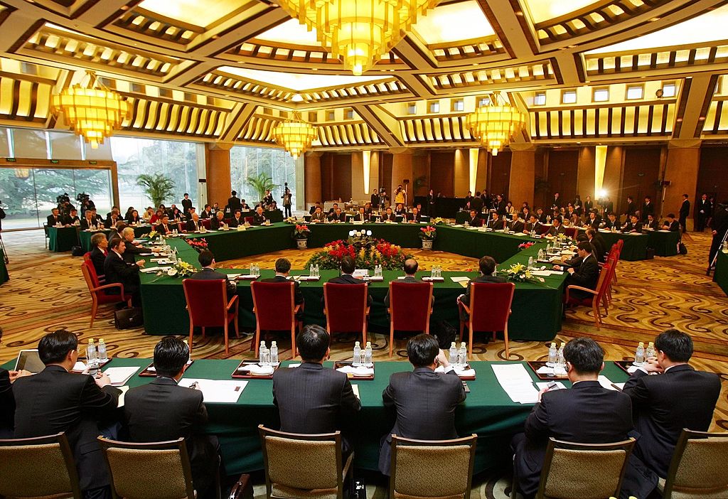 Negotiators from North and South Korea, Japan, Russia, China and the U.S. begin a new round of six-party talks on North Korea's nuclear program Negotiators from North and South Korea, Japan, Russia, China and the U.S. begin a new round of six-party talks on North Korea's nuclear program