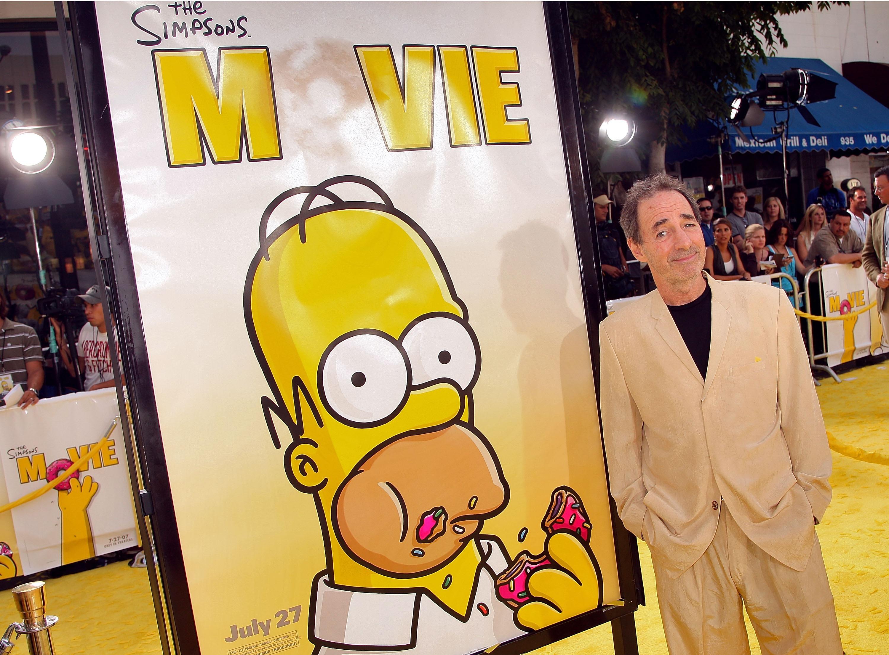 Harry Shearer promotes the Simpsons Movie on the red carpet Harry Shearer promotes the Simpsons Movie on the red carpet