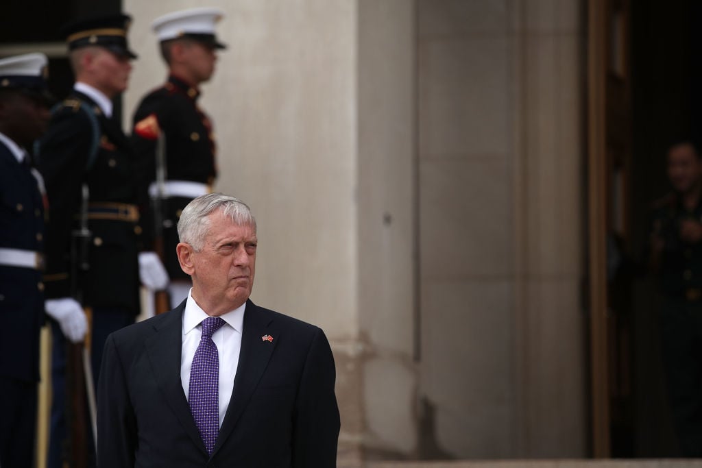 U.S. Secretary of Defense Jim Mattis U.S. Secretary of Defense Jim Mattis