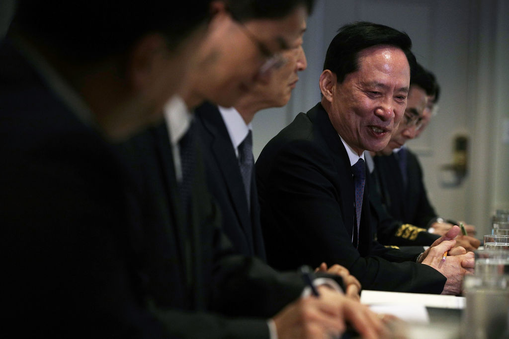 South Korean Defense Minister Song Young-Moo (R) during a bilateral meeting with U.S. Secretary of Defense Jim Mattis at the Pentagon South Korean Defense Minister Song Young-Moo (R) during a bilateral meeting with U.S. Secretary of Defense Jim Mattis at the Pentagon