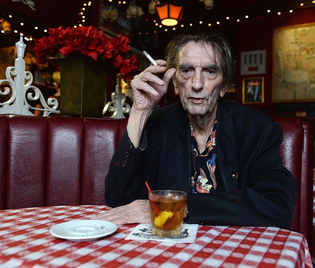 Harry Dean Stanton poses for a portrait for a film in 2013. Harry Dean Stanton poses for a portrait.