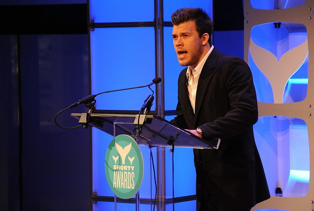 Jimmy Tatro speaks onstage at the Shorty Awards in 2015. Jimmy Tatro speaks onstage