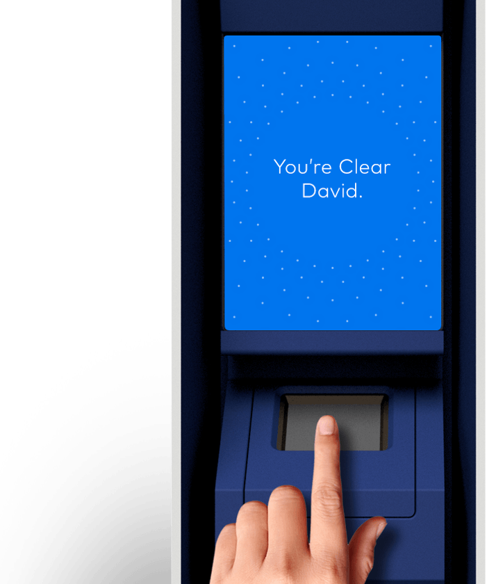 Clear security kiosk