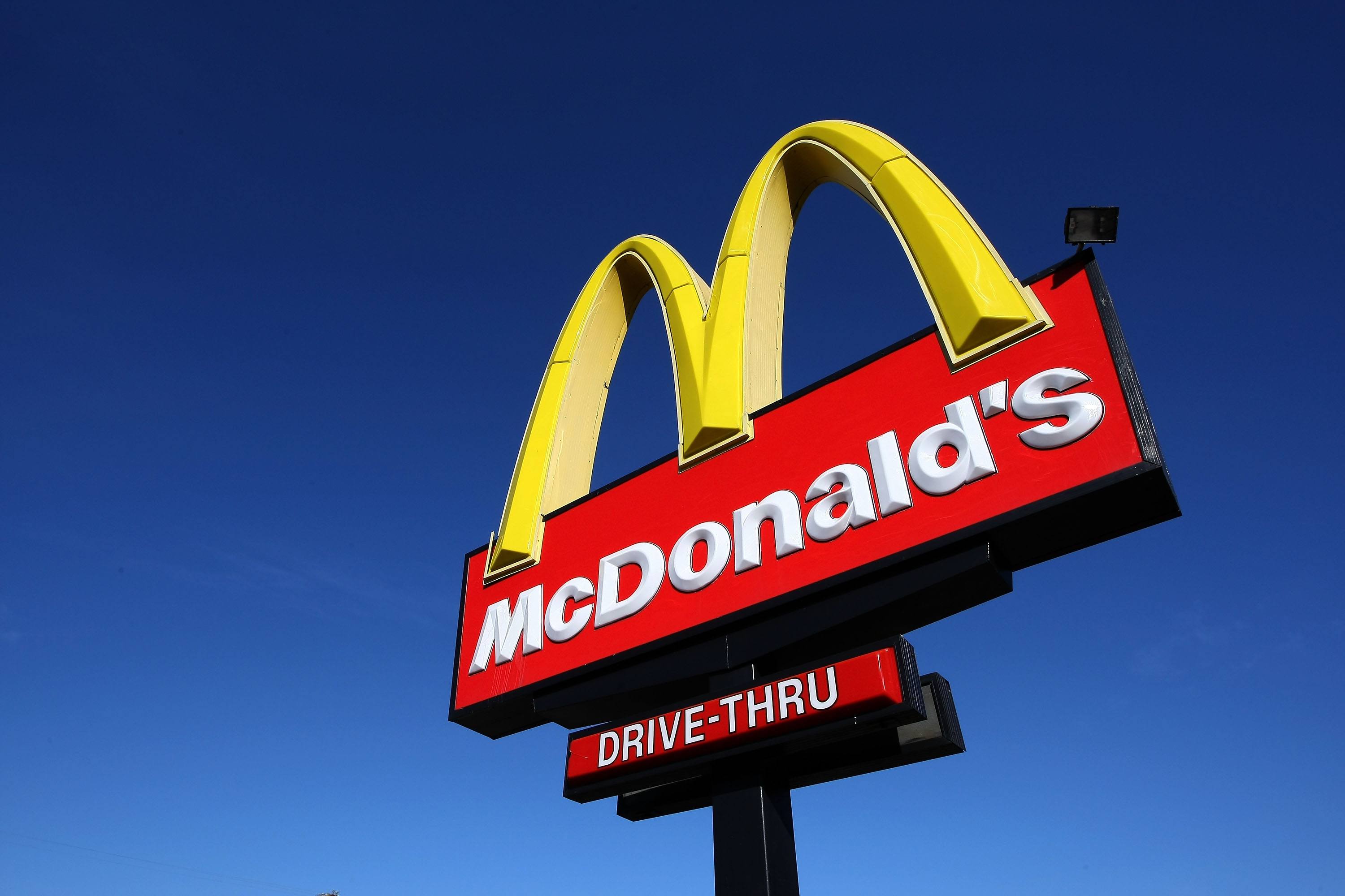 McDonald's restaurant sign