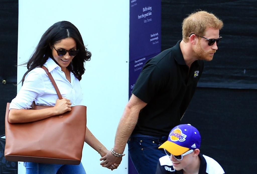 Prince Harry and Meghan Markle at Invictus Games.
