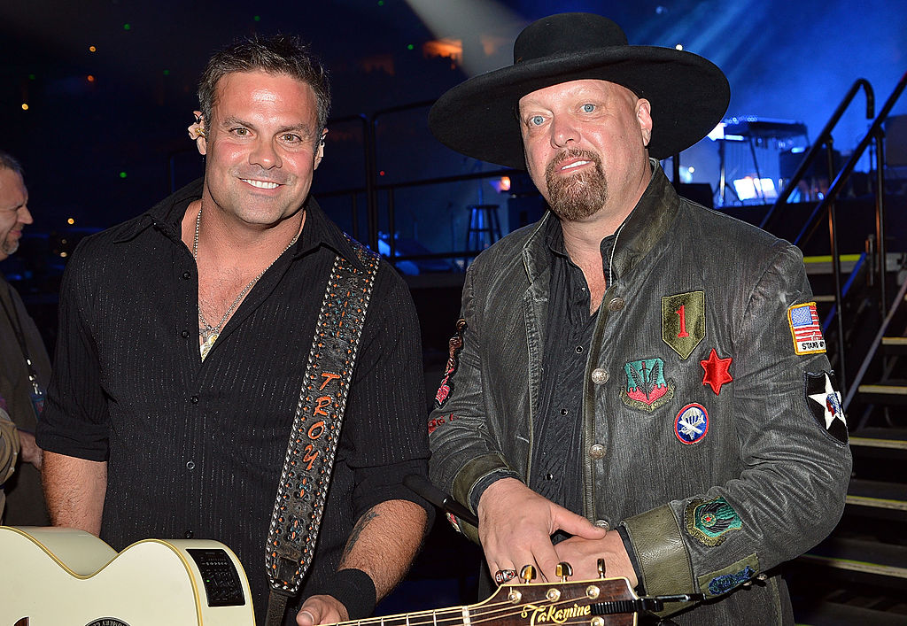 Troy Gentry and Eddie Montgomery Attend a Benefit Montgomery Gentry