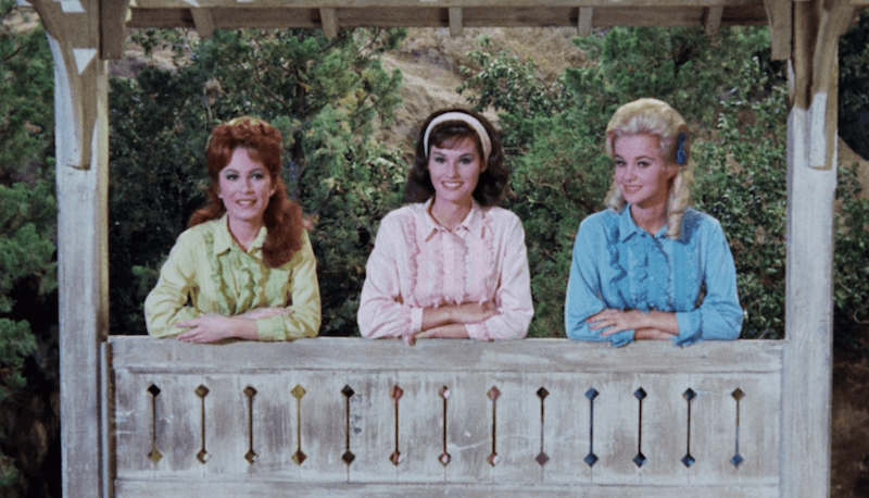 Linda, Laura and Gunilla stand together at a fence and smile. Linda, Laura and Gunilla stand together at a fence and smile.