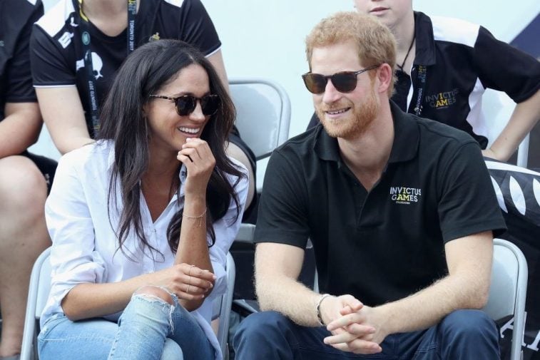 Prince Harry and Meghan Markle at Invictus Games