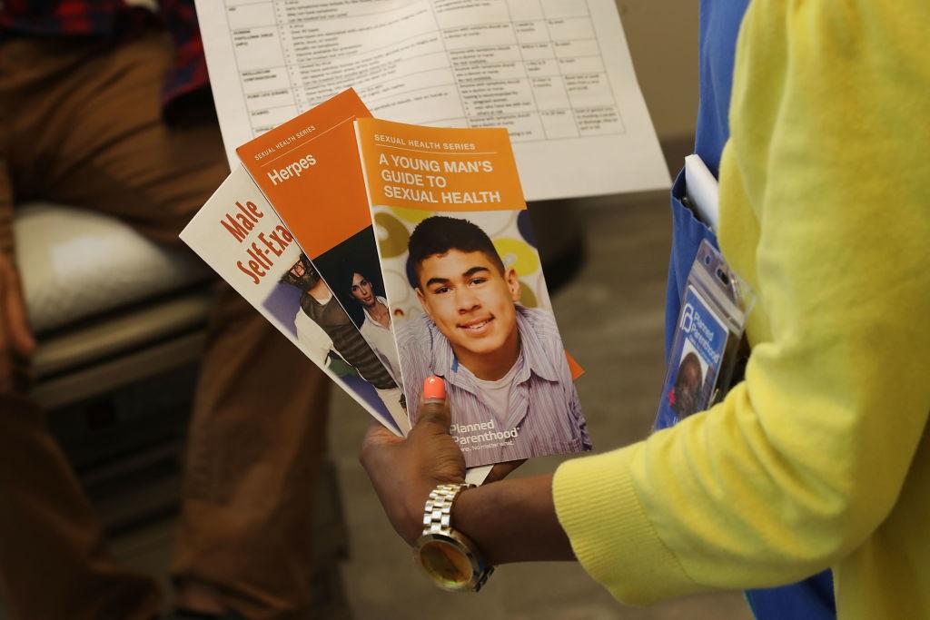 STD educational material is given out in 2017 STD educational material is given out