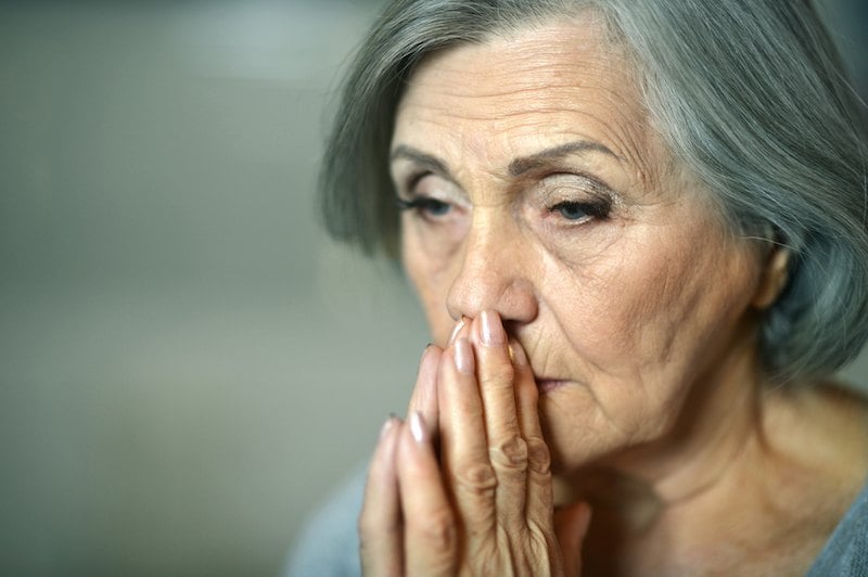 elderly woman thinking elderly woman thinking
