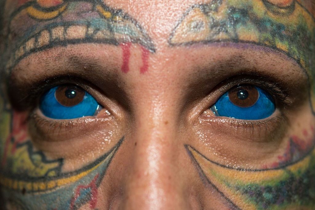 Brazilian tattoo artist Rattoo poses during Tattoo Week Rio Brazilian tattoo artist Rattoo poses