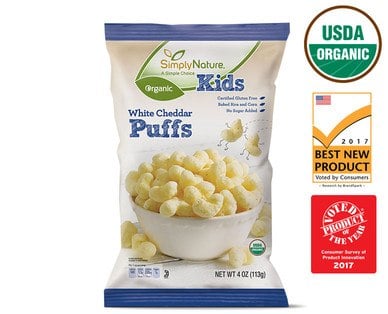 Aldi organic cheese puffs