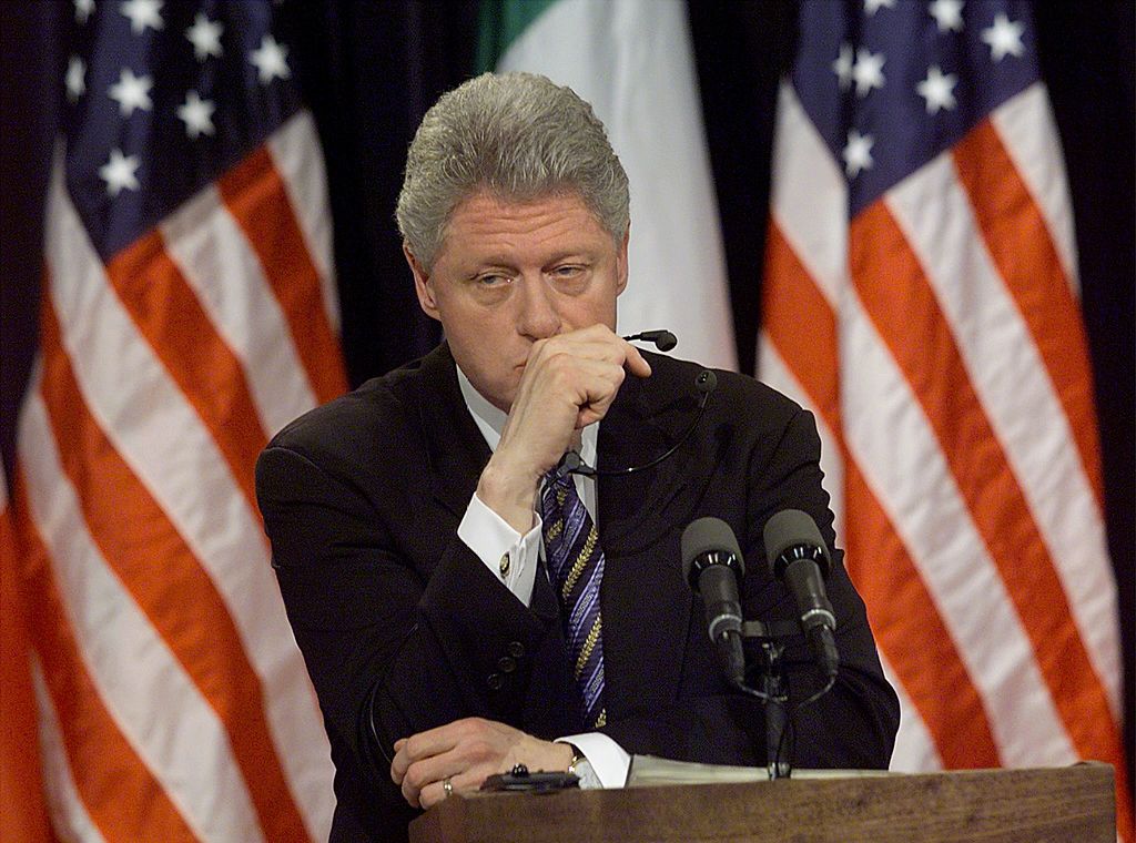 Bill Clinton addresses Lewinsky Scandal