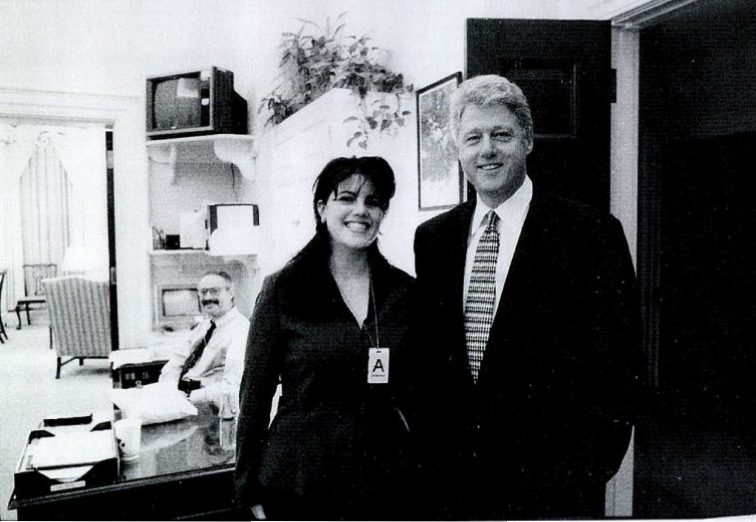 Monica Lewinsky and Bill Clinton