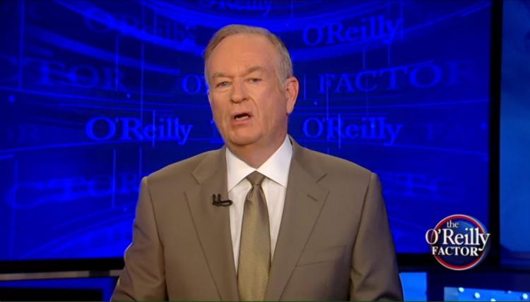 Bill O'Reilly sur The O'Reilly Factor'Reilly on The O'Reilly Factor