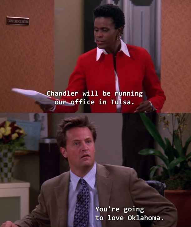 Chandler on Friends