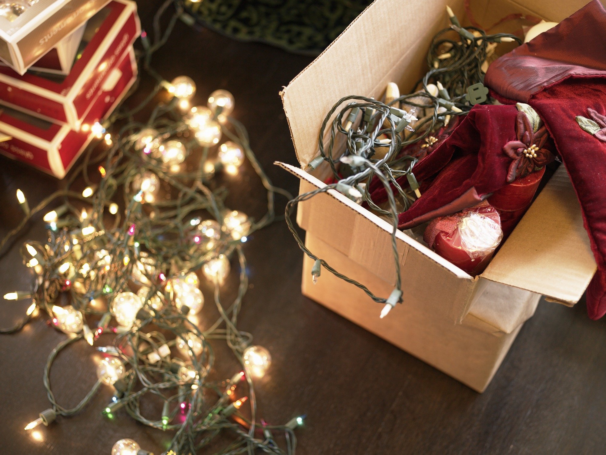 Christmas string lights