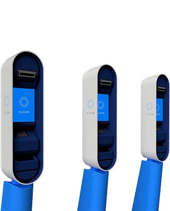 Clear security kiosk