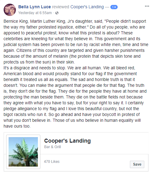 post about Cooper's Landing