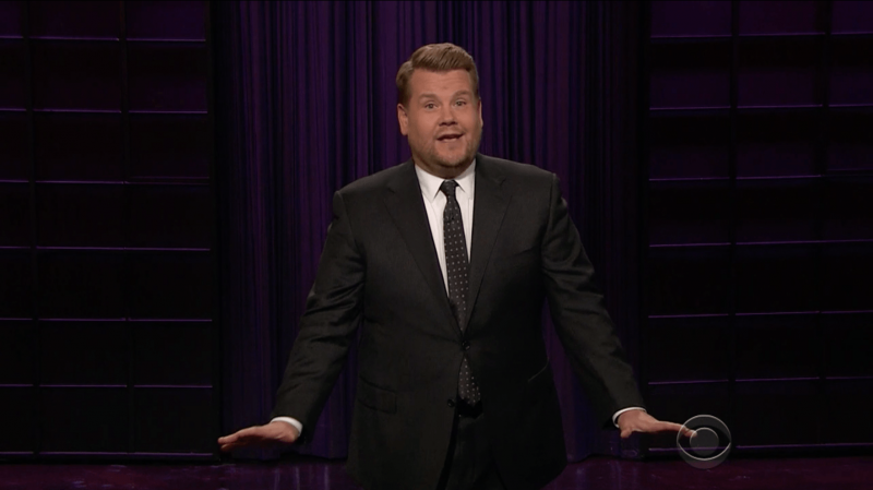 James Corden on 'The Late Late Show.'