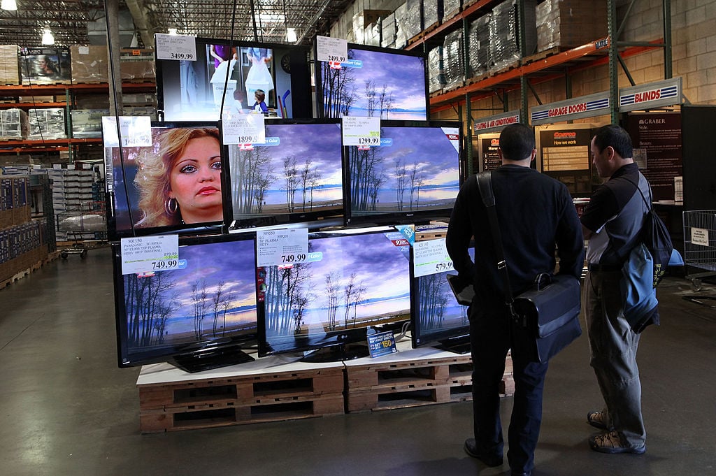 Costco TV display