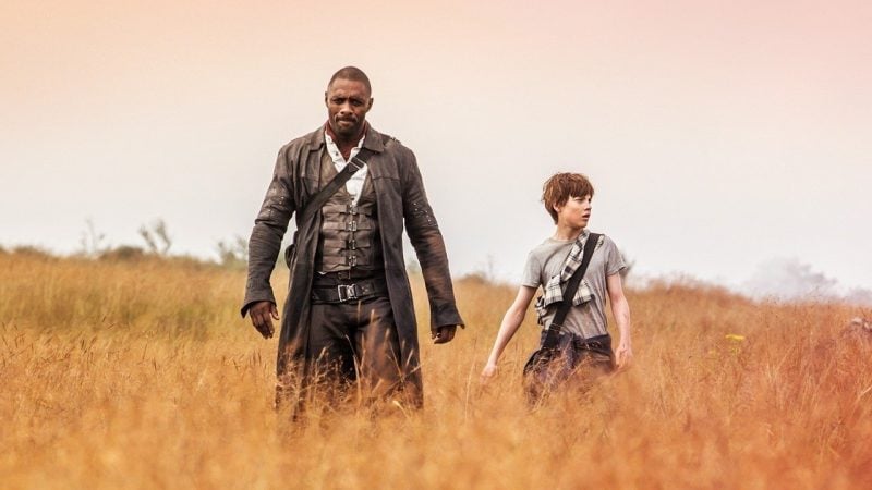 Idris Elba and Tom Taylor in The Dark Tower Idris Elba and Tom Taylor in The Dark Tower