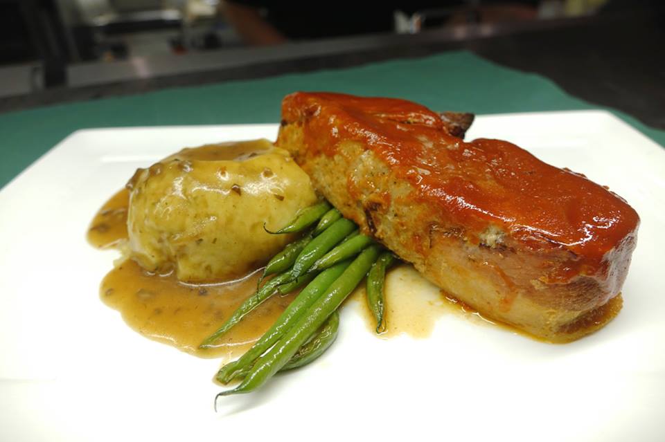 Bacon wrapped meatloaf