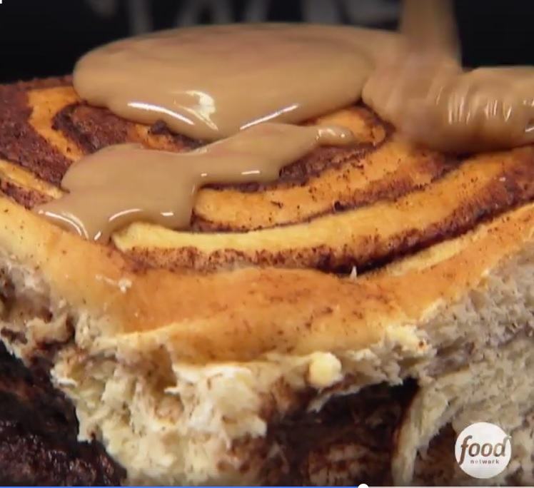 Giant cinnamon roll diners drive ins dives