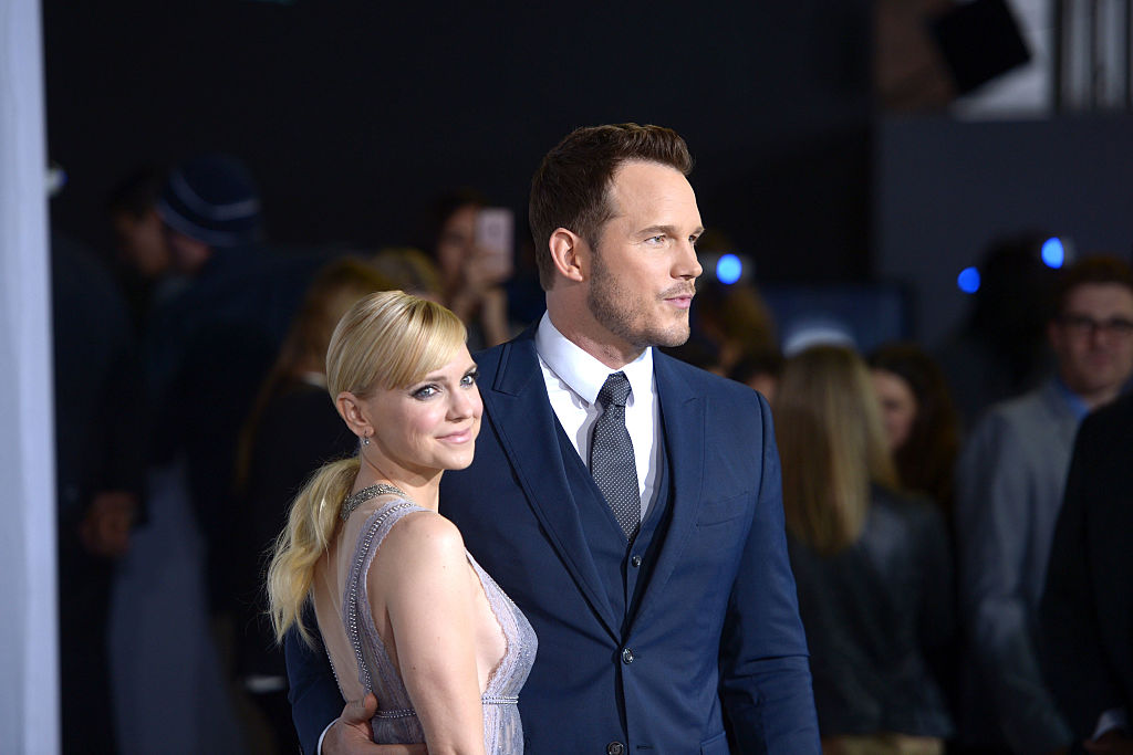 Anna Faris and Chris Pratt at the premiere of Pratt's movie Passengers in 2016. Anna Faris and Chris Pratt in 2016