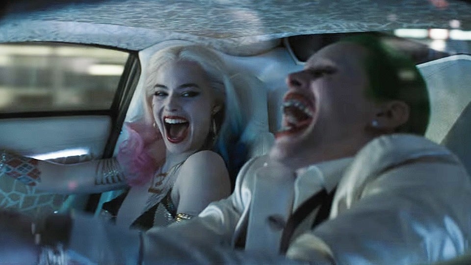 Harley Quinn and the Joker in Suicide Squad