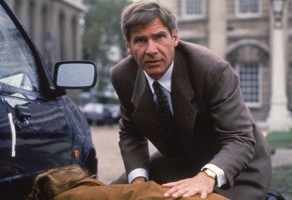 Harrison Ford as Jack Ryan in Patriot Games