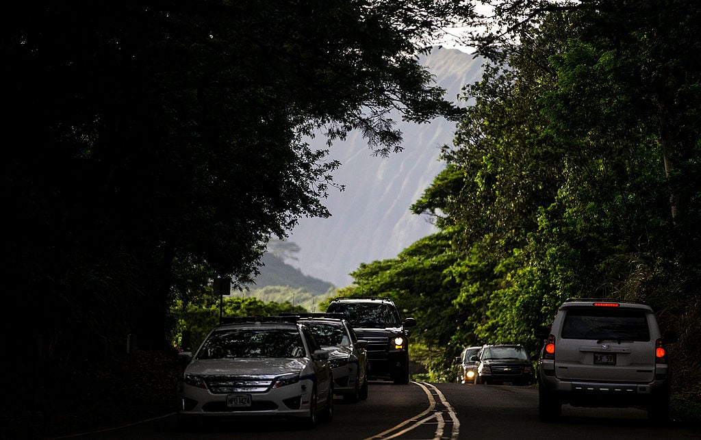 Hawaiian road traffic