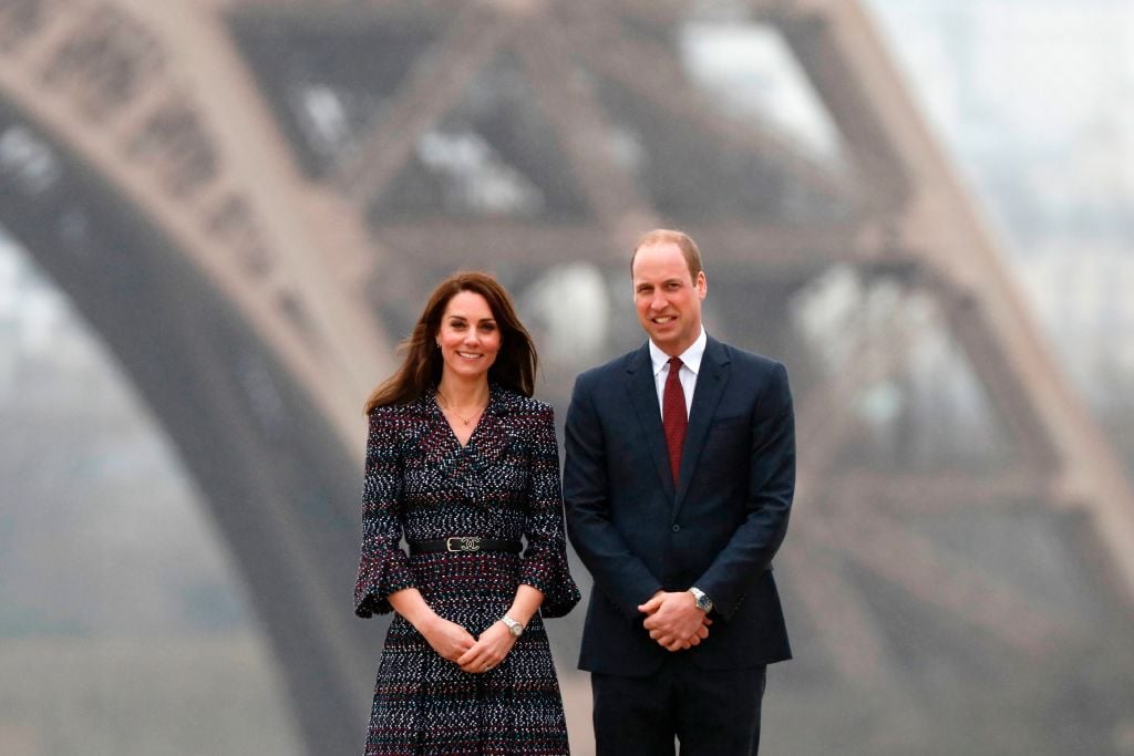 Kate Middleton and Prince William in Paris