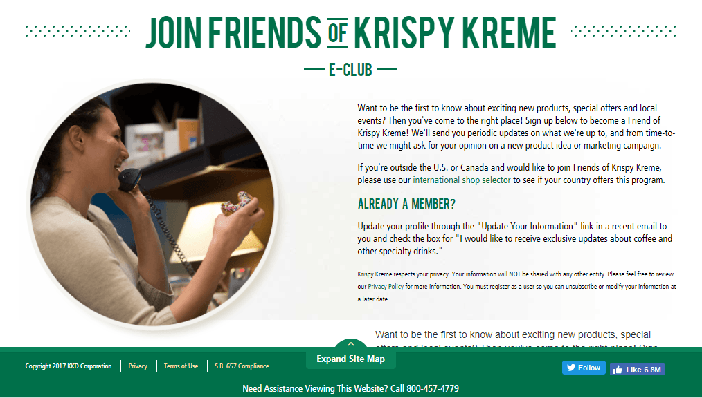 Krispy Kreme rewards