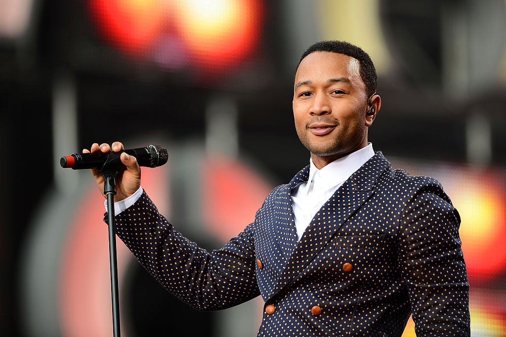 John Legend performs on stage in 2013
