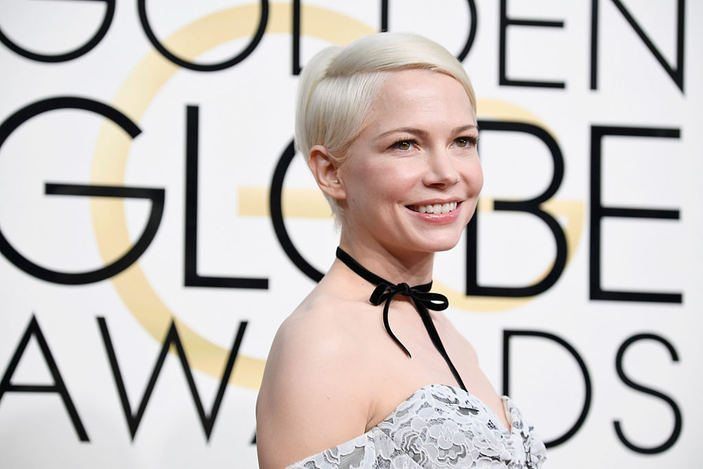 Michelle Williams at the 2017 Golden Globes. Michelle Williams at the 2017 Golden Globes.