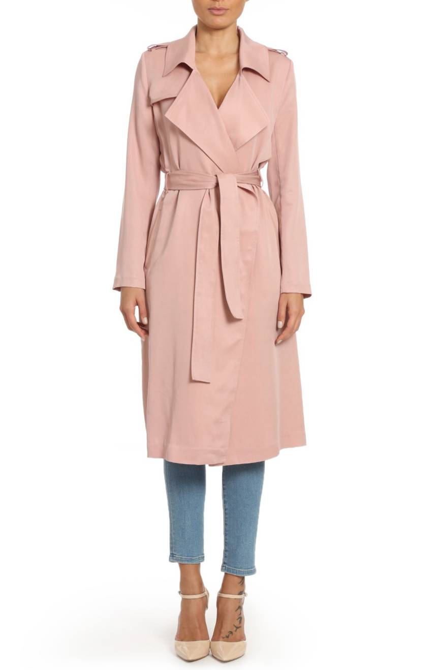 Nordstrom pink trench coat