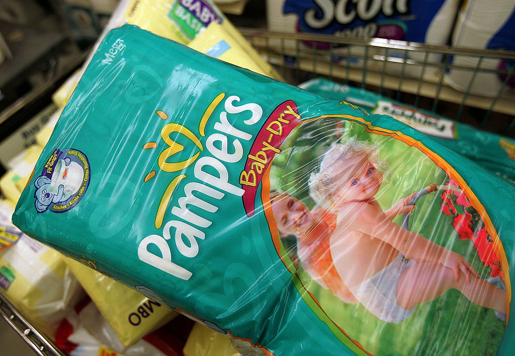 Pile of diapers