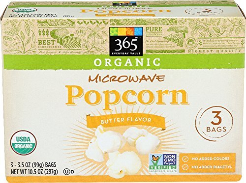 Organic microwave popcorn