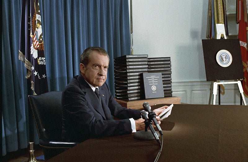 Richard Nixon during Watergate