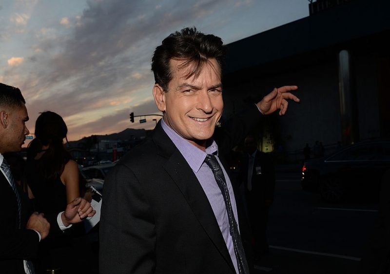 Charlie Sheen at the Scary Movie V premiere