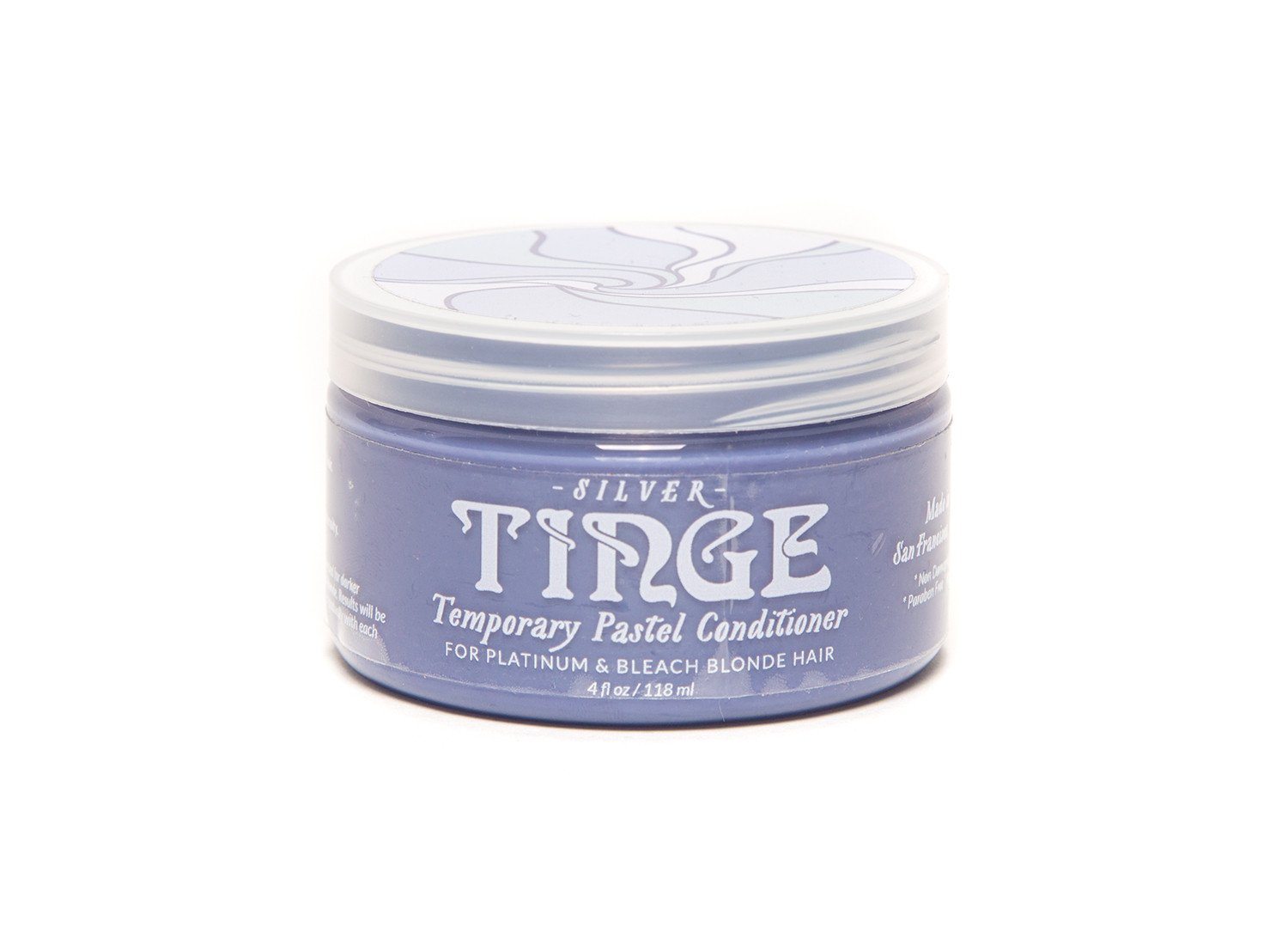 Tinge Pastel silver hair color