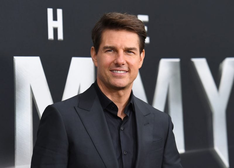 Tom Cruise at the premiere of "The Mummy"